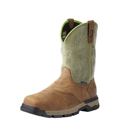 Ariat Rebar Flex Western Kahverengi Iş Ayakkabıları Erkek (43131-823)